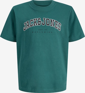 Jack & Jones Plus Koszulka 'JJECALEB' w kolorze zielony: przód