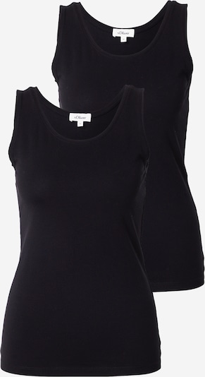 Palaidinė be rankovių iš s.Oliver, spalva – juoda, Prekių apžvalga