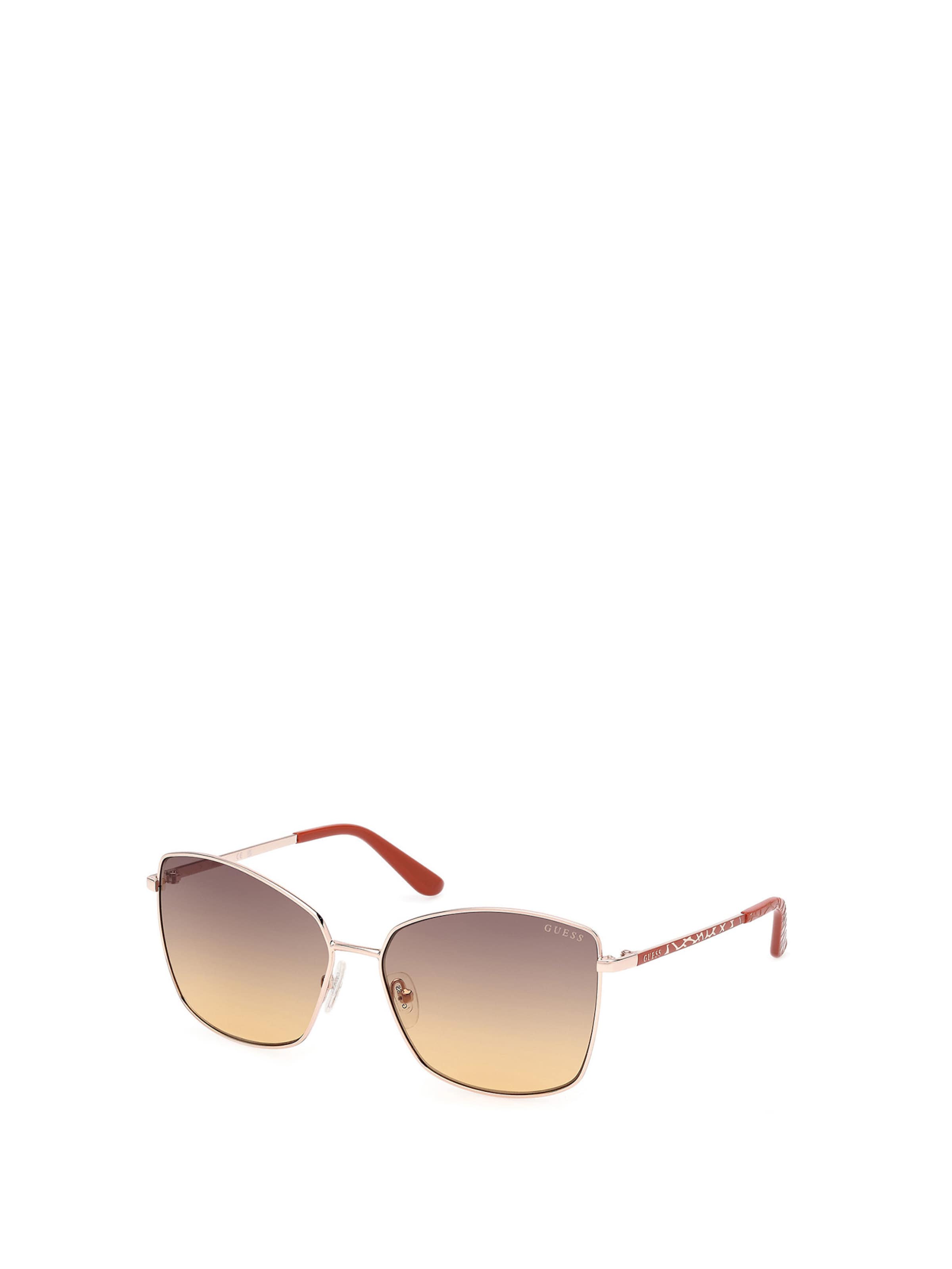 GUESS Sunglasses in Gold: front