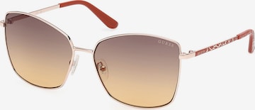 GUESS Sunglasses in Gold: front