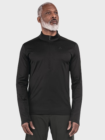 T-Shirt fonctionnel 'Pine' Schöffel en noir : devant
