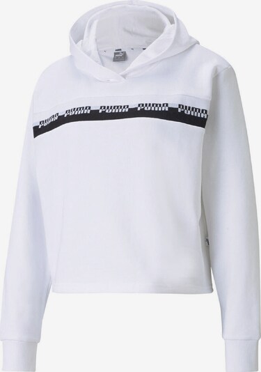 PUMA Sweatshirt 'Amplified Cropped' in schwarz / weiß, Produktansicht