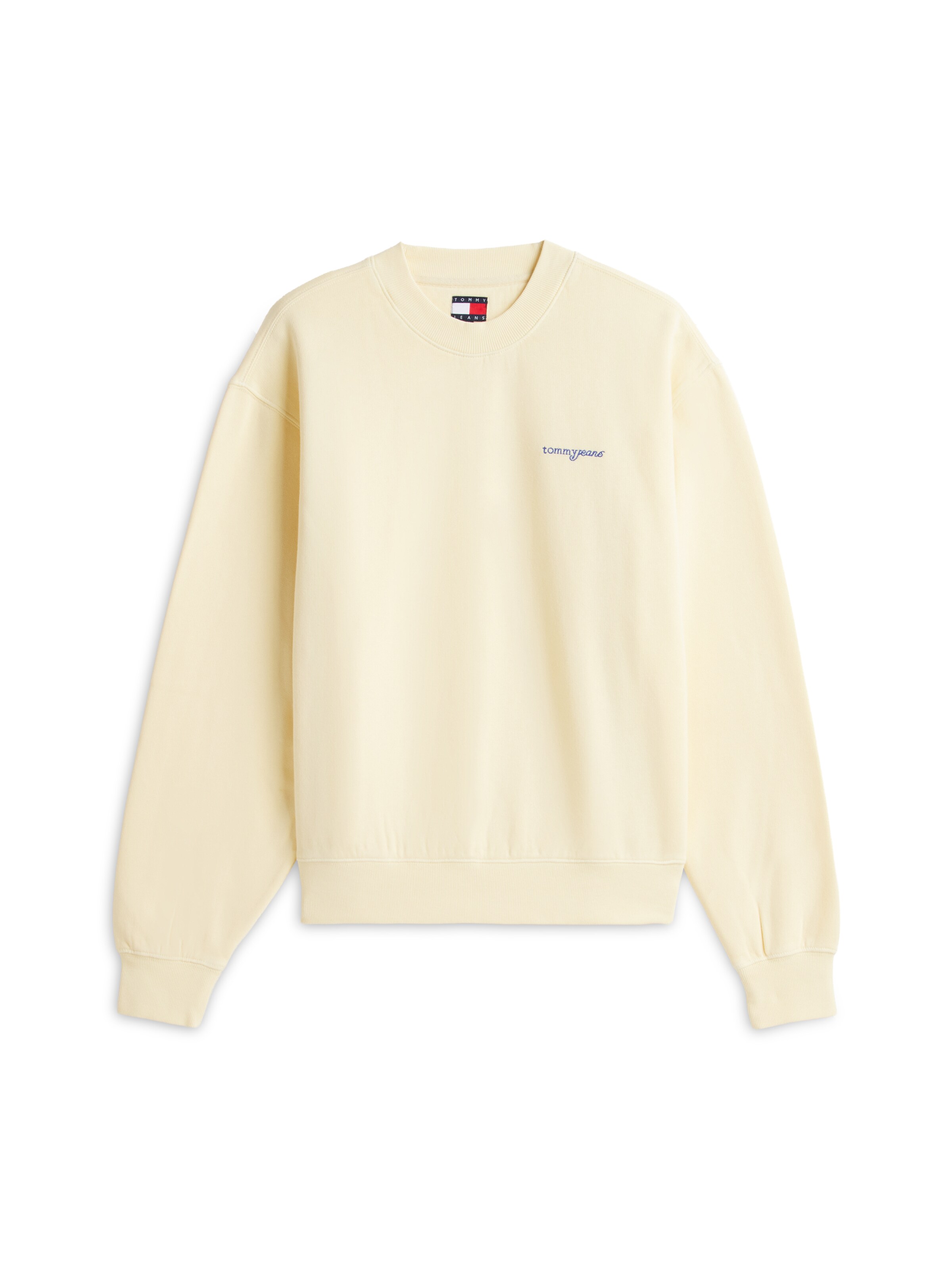 Tommy Jeans Μπλούζα φούτερ σε κίτρινο: μπροστά