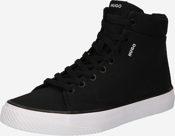 HUGO High-Top Sneakers 'Dyer' in Black: front