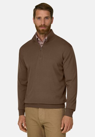Boggi Milano Pullover in Braun: Vorderseite