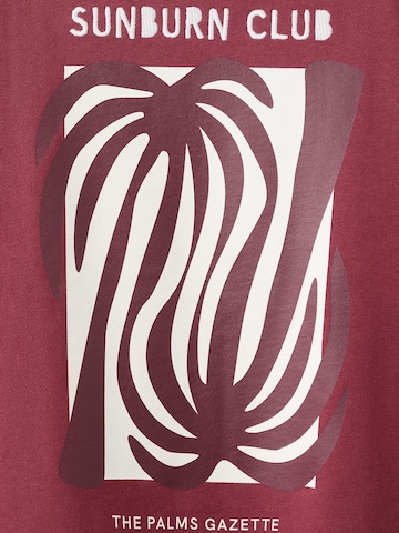 MANGO KIDS Mikina 'SUNBURN' - Červená