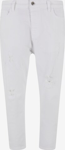 2Y Premium Regular Jeans in White: front