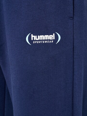 Effilé Pantalon Hummel en bleu