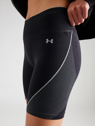 UNDER ARMOUR Skinny Športové nohavice 'Vanish' - Čierna