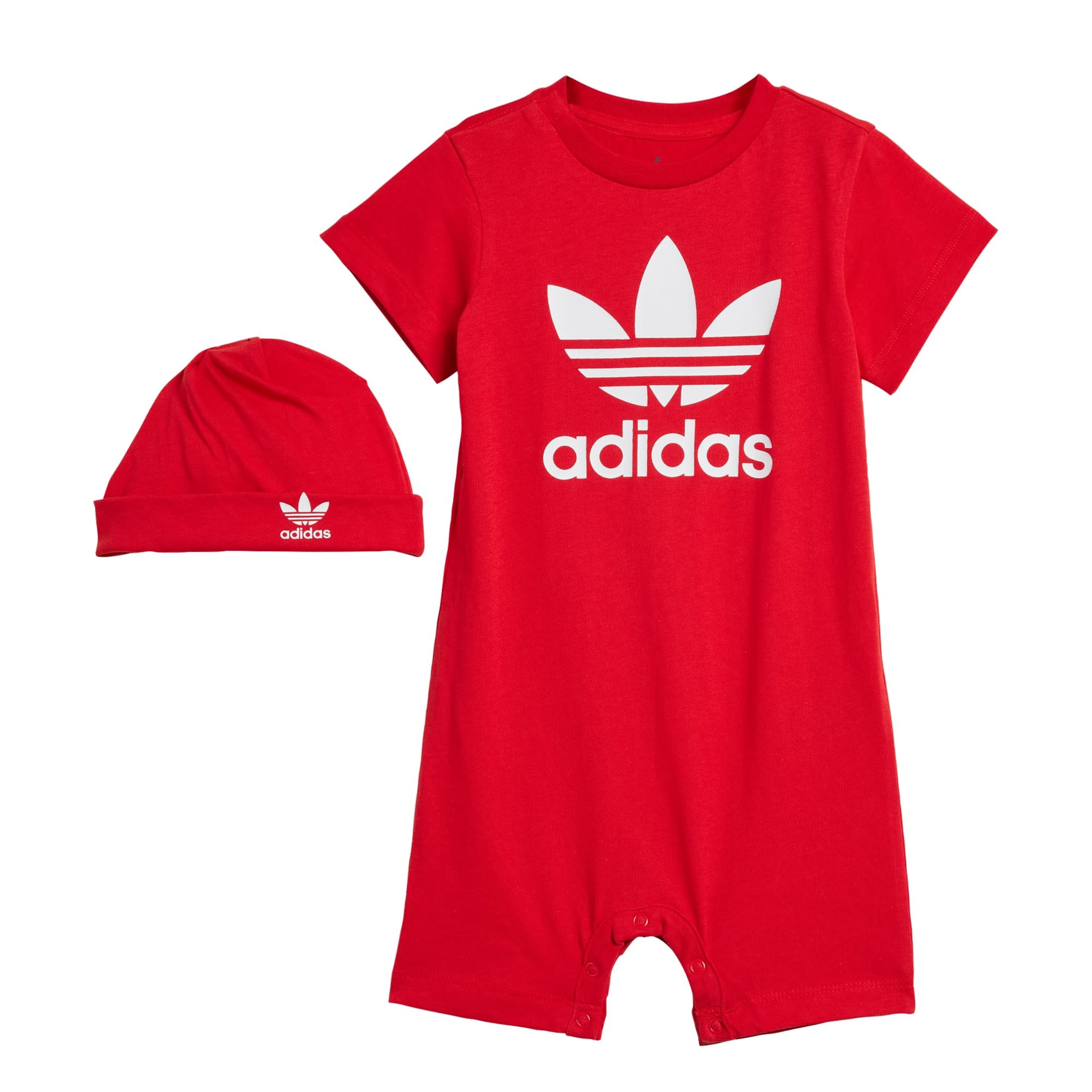 ADIDAS ORIGINALSKomplet 'Gift Set Jumpsuit and' - crvena boja: prednji dio