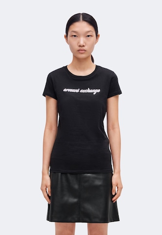 ARMANI EXCHANGE Póló - fekete: elől