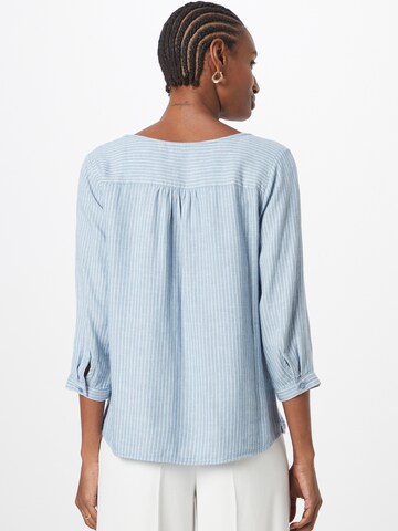 TOM TAILOR Bluse in Blau