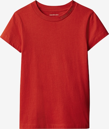 Maglietta di Calvin Klein Jeans in rosso: frontale