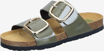 DR. BRINKMANN Mules 'BONILLO' in Green: front