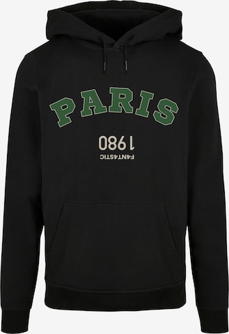 Sweat-shirt 'Paris' F4NT4STIC en noir : devant