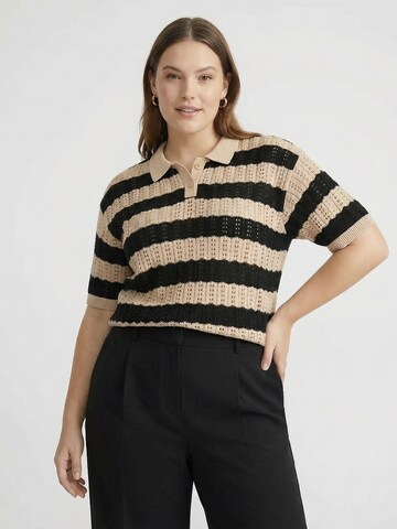 Guido Maria Kretschmer Curvy Pullover 'Darleen' i beige: forside