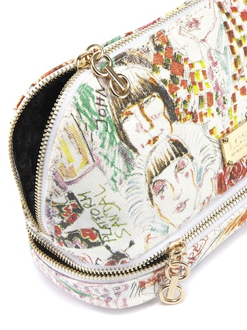 LOOKS by Wolfgang Joop Make up tas 'DOUBLEZIP' in Wit