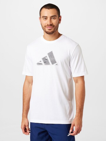 ADIDAS PERFORMANCE Funktionsshirt in Weiß: predná strana