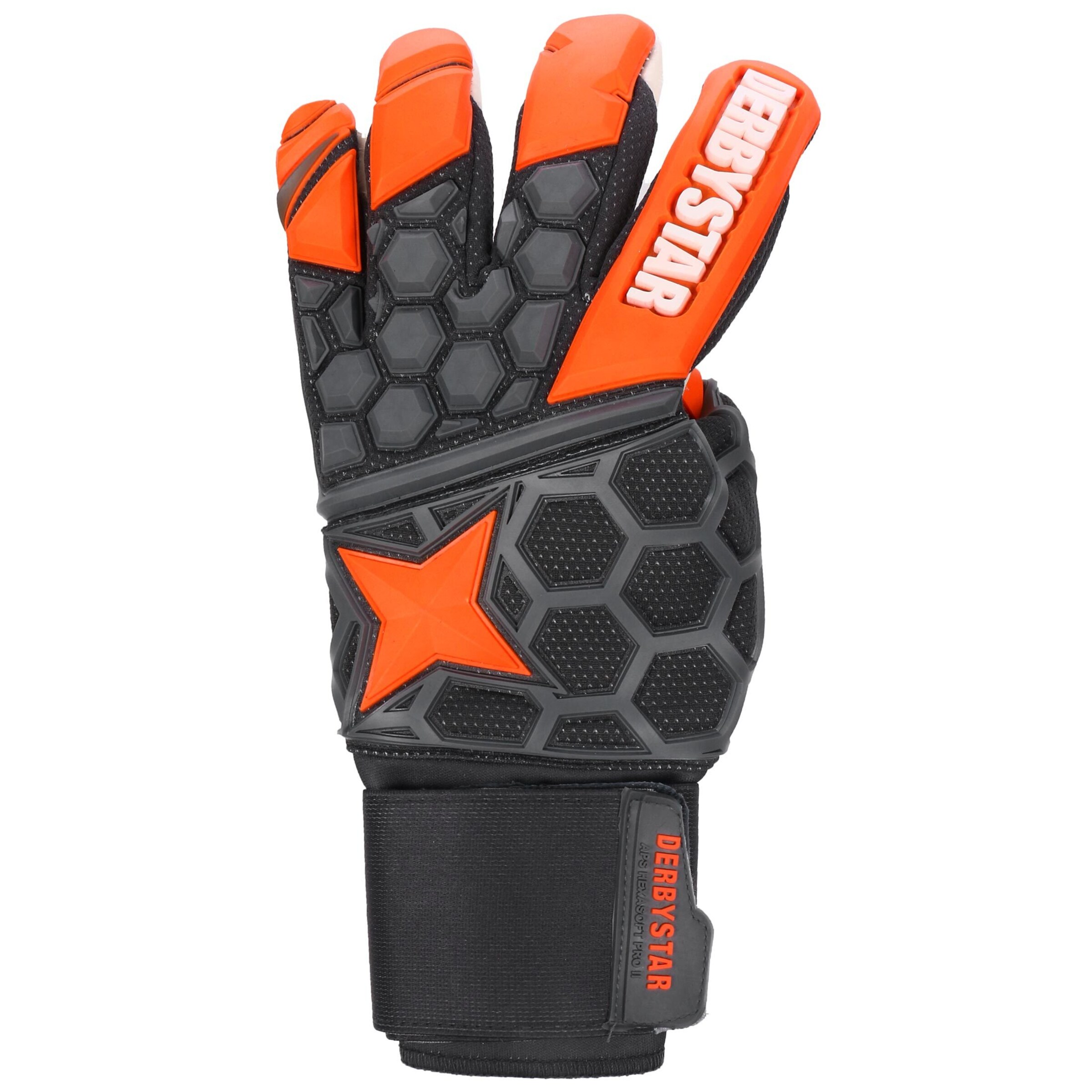 DERBYSTAR Sportovní rukavice 'Hexasoft Pro II' – šedá