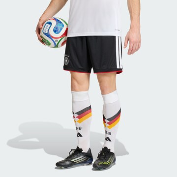 ADIDAS PERFORMANCE Loose fit Sports trousers 'Germany 26 Home Authentic' in Black: front