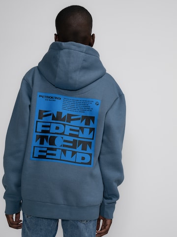Petrol Industries Sweatshirt 'Kachemak' in Blau: Vorderseite