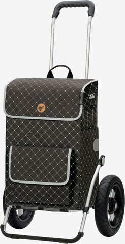 Andersen Shopper Trolley 'Tamo' in Zwart: voorkant