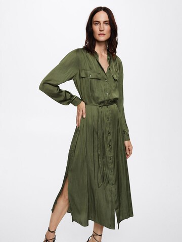 Robe-chemise 'DOMINIC' MANGO en vert