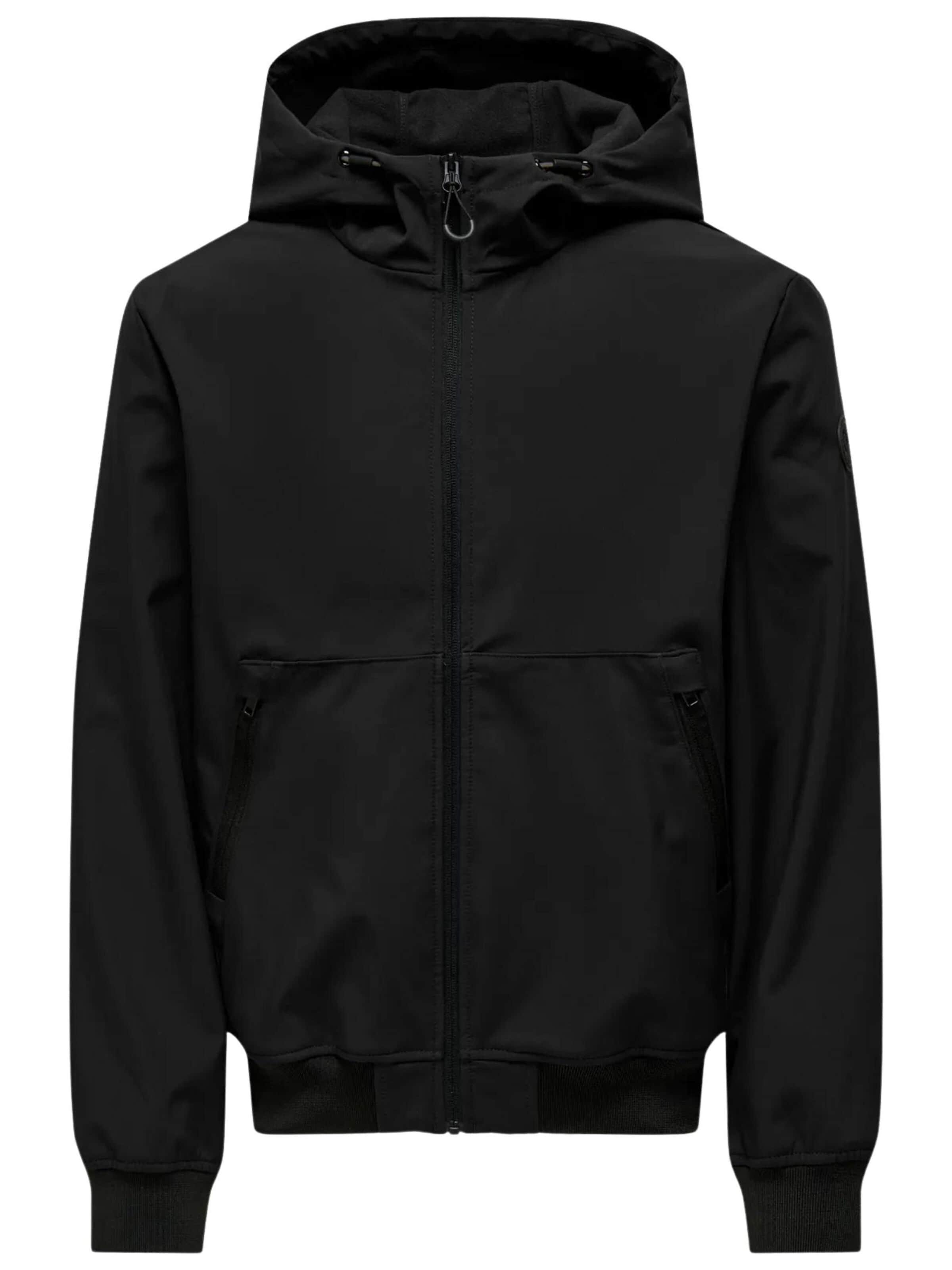 Only & Sons Winterjacke 'ONSBowie' in Schwarz: Vorderseite