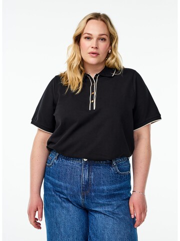 T-shirt 'Casila' Zizzi en noir : devant