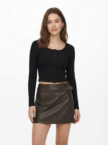 studioselect - Cárdigan 'Janine' en negro: frente