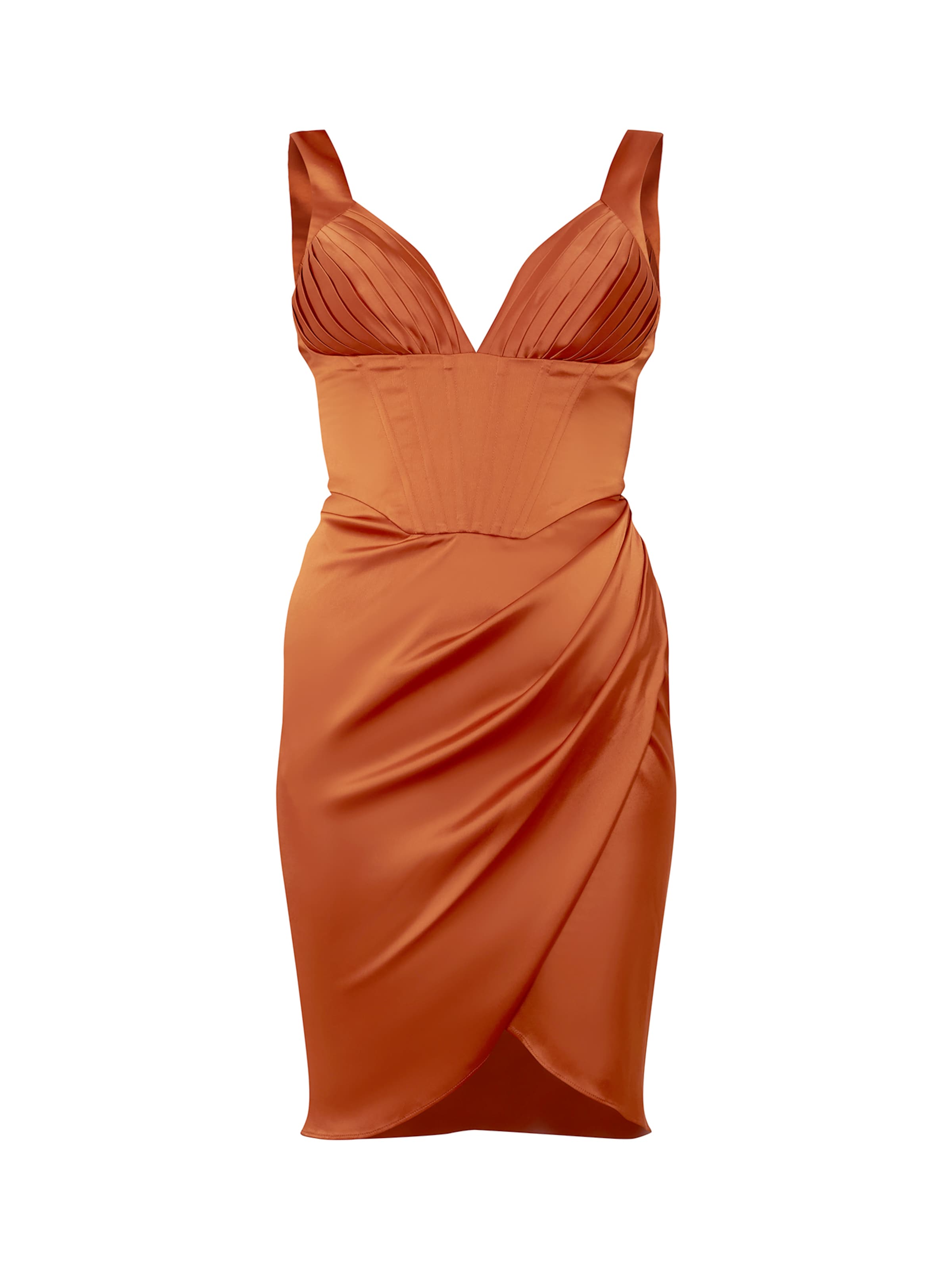 Chi Chi London - Vestido en naranja: frente