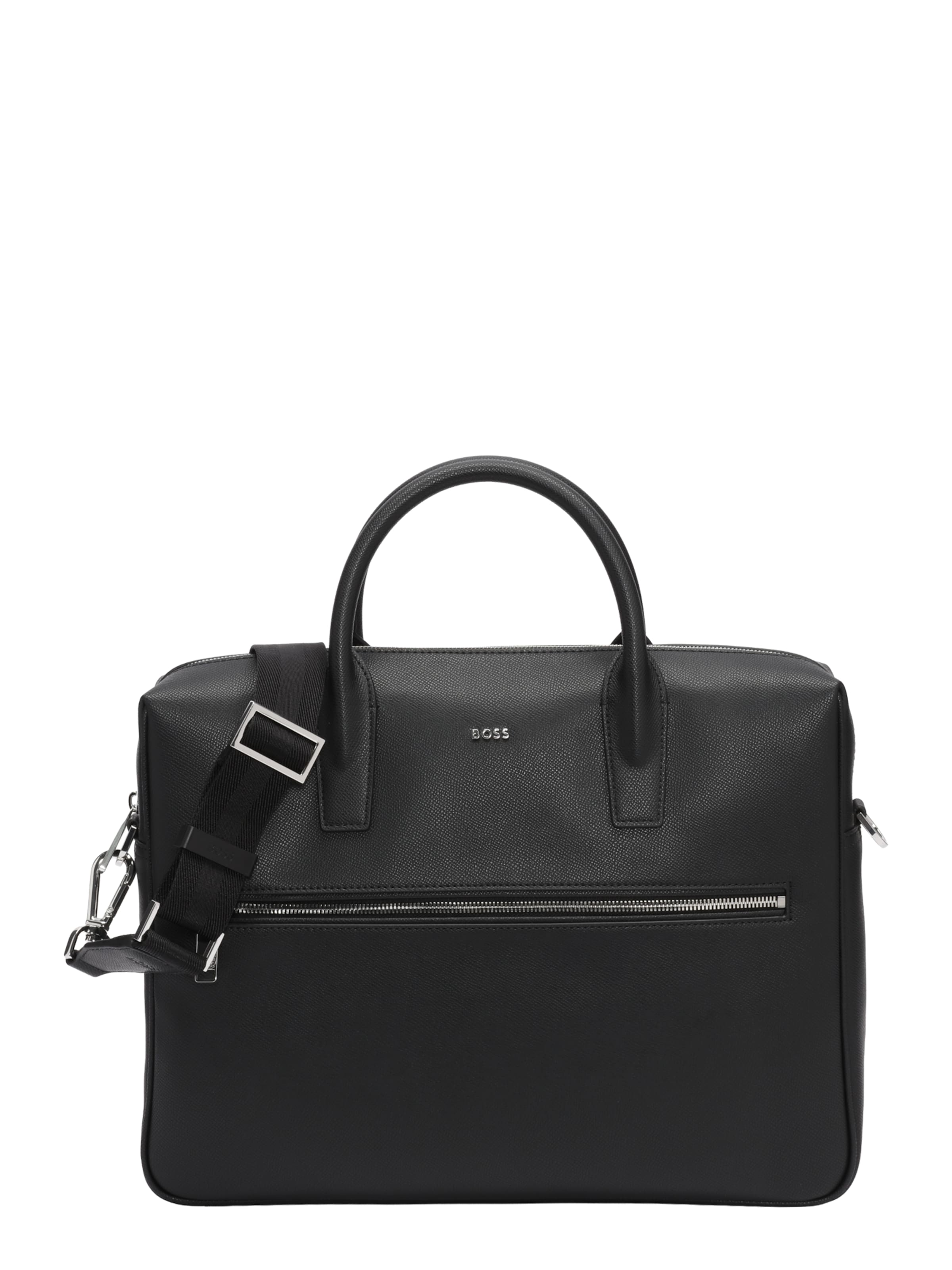 BOSS - Mala de portátil 'Daxter' em preto: frente