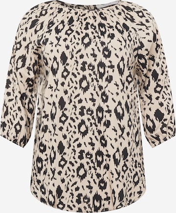 ABOUT YOU Curvy Blouse 'Talea' in Beige: front