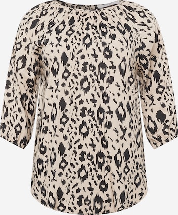 ABOUT YOU Curvy Blouse 'Talea' in Beige: voorkant