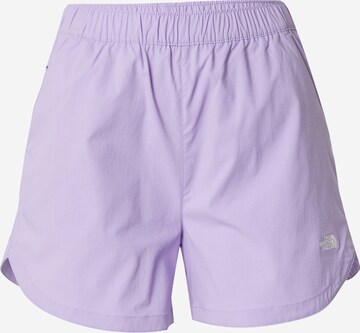 THE NORTH FACE Normální Sportovní kalhoty 'PATHFINDER' – fialová: přední strana