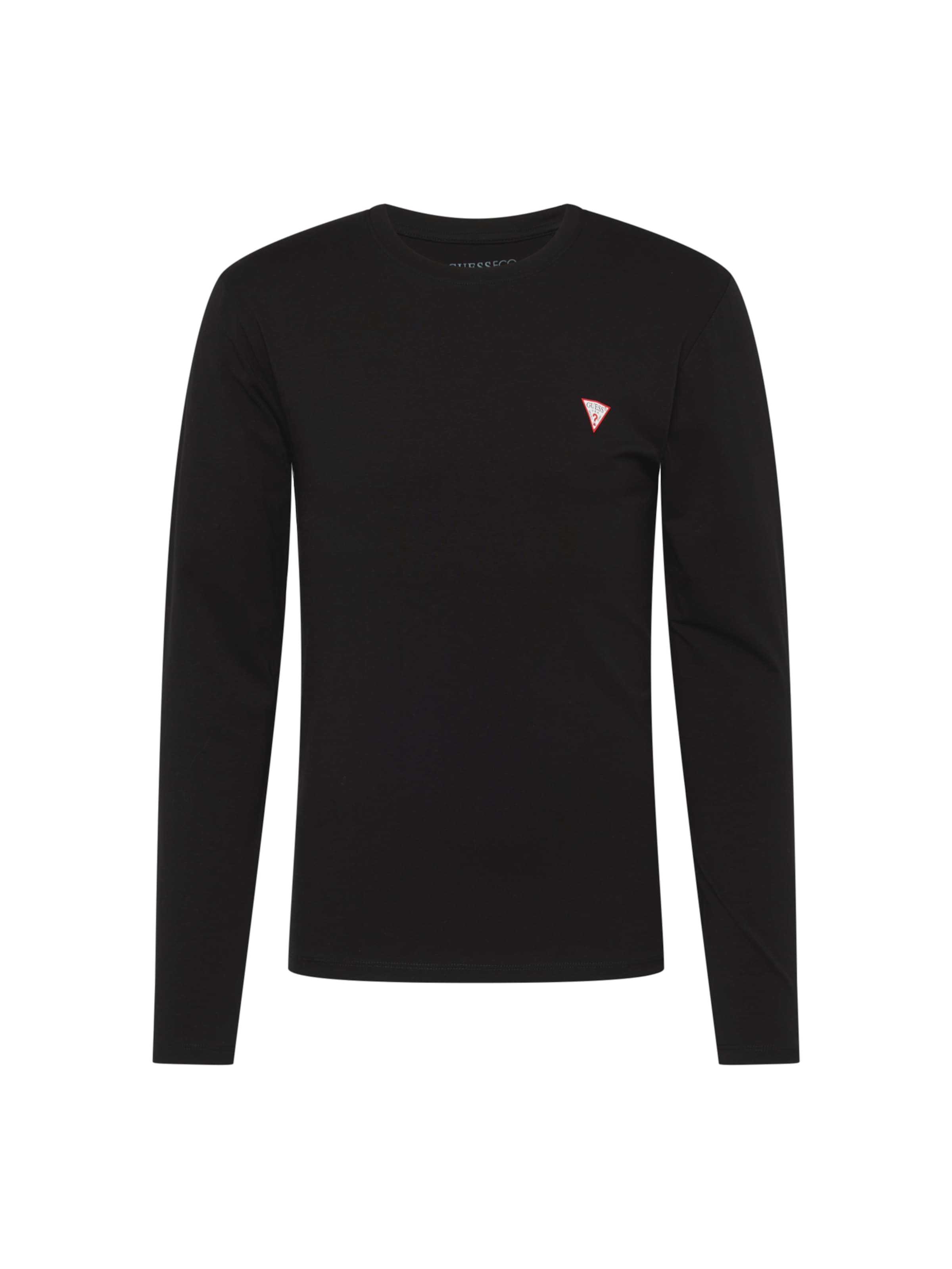 Tricou de la GUESS pe negru: față