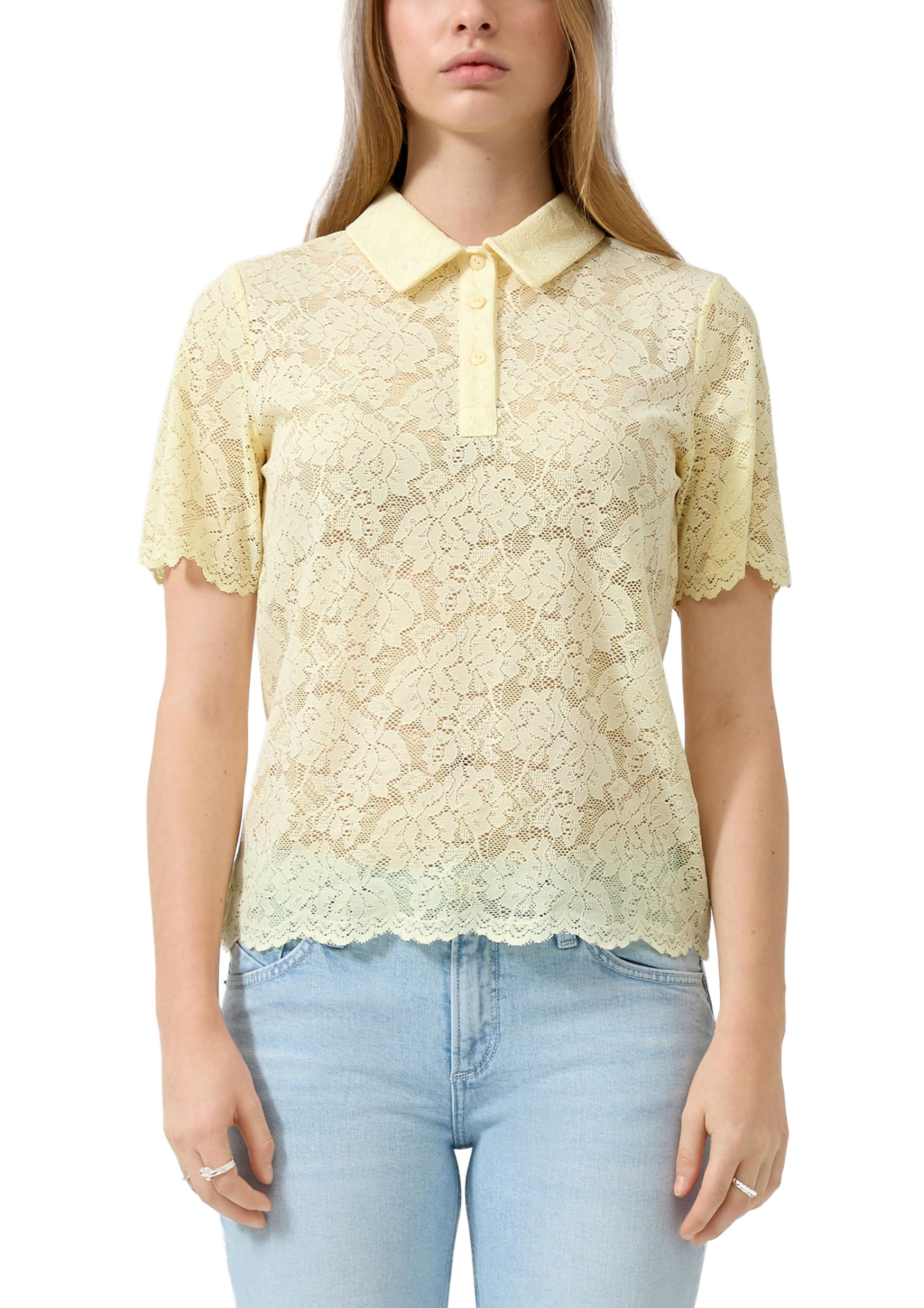QS T-Shirt in Gelb