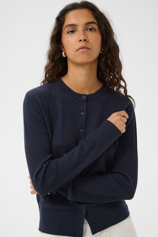 Cardigan 'SLSpina' SOAKED IN LUXURY en bleu