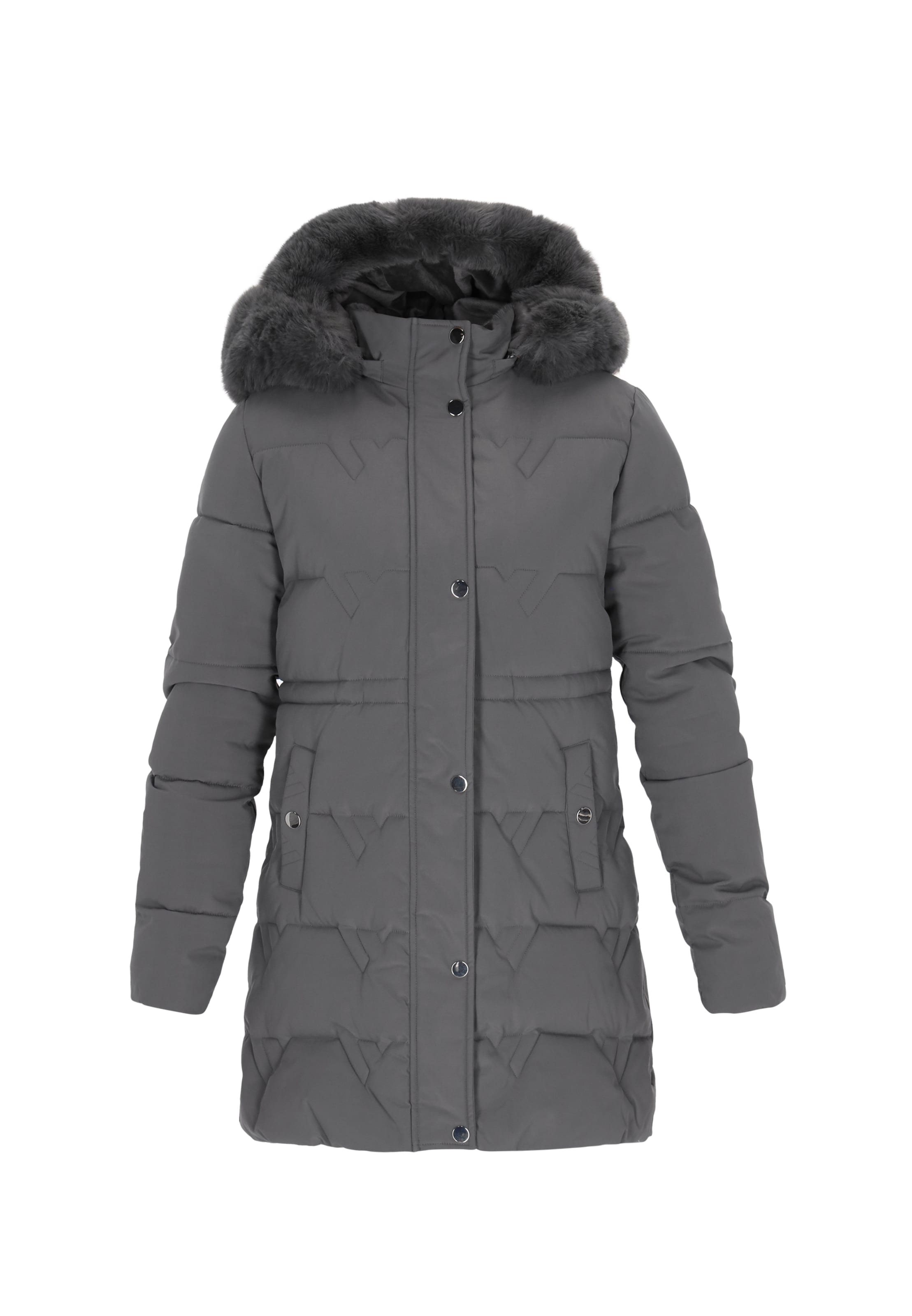 Usha - Abrigo de invierno en gris: frente