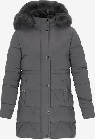 Usha - Abrigo de invierno en gris: frente
