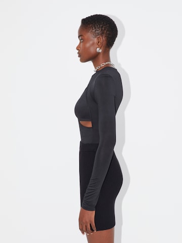 LeGer by Lena Gercke Shirt Bodysuit 'Jamira' in Black