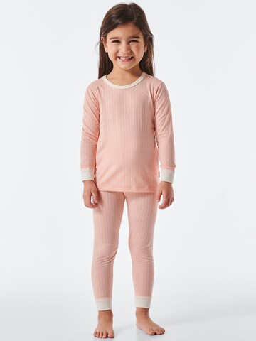 SCHIESSER Pajamas in Orange: front