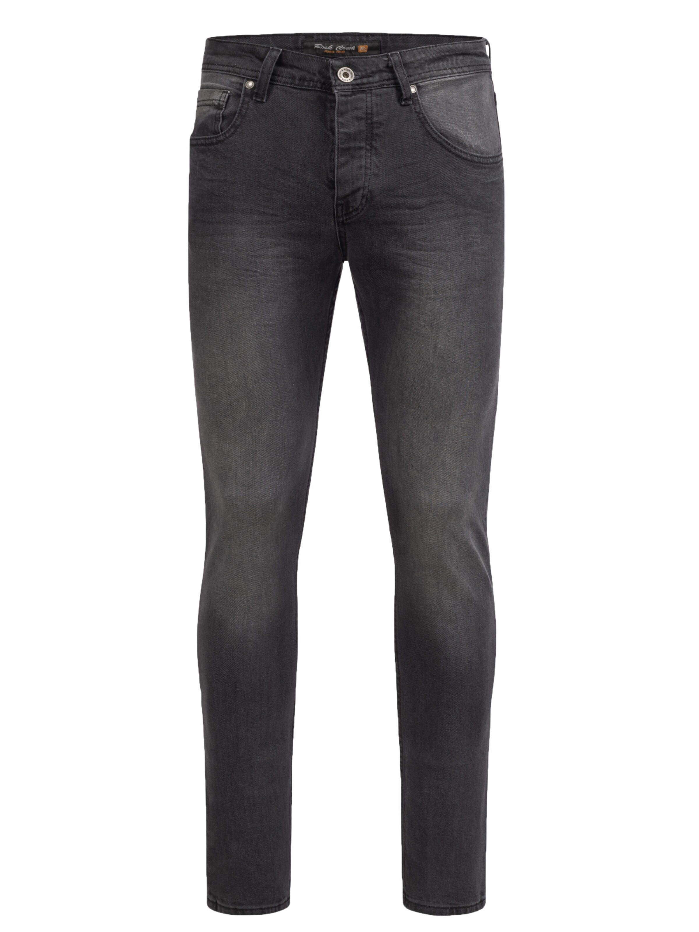 Rock Creek Regular Jeans in Black: front