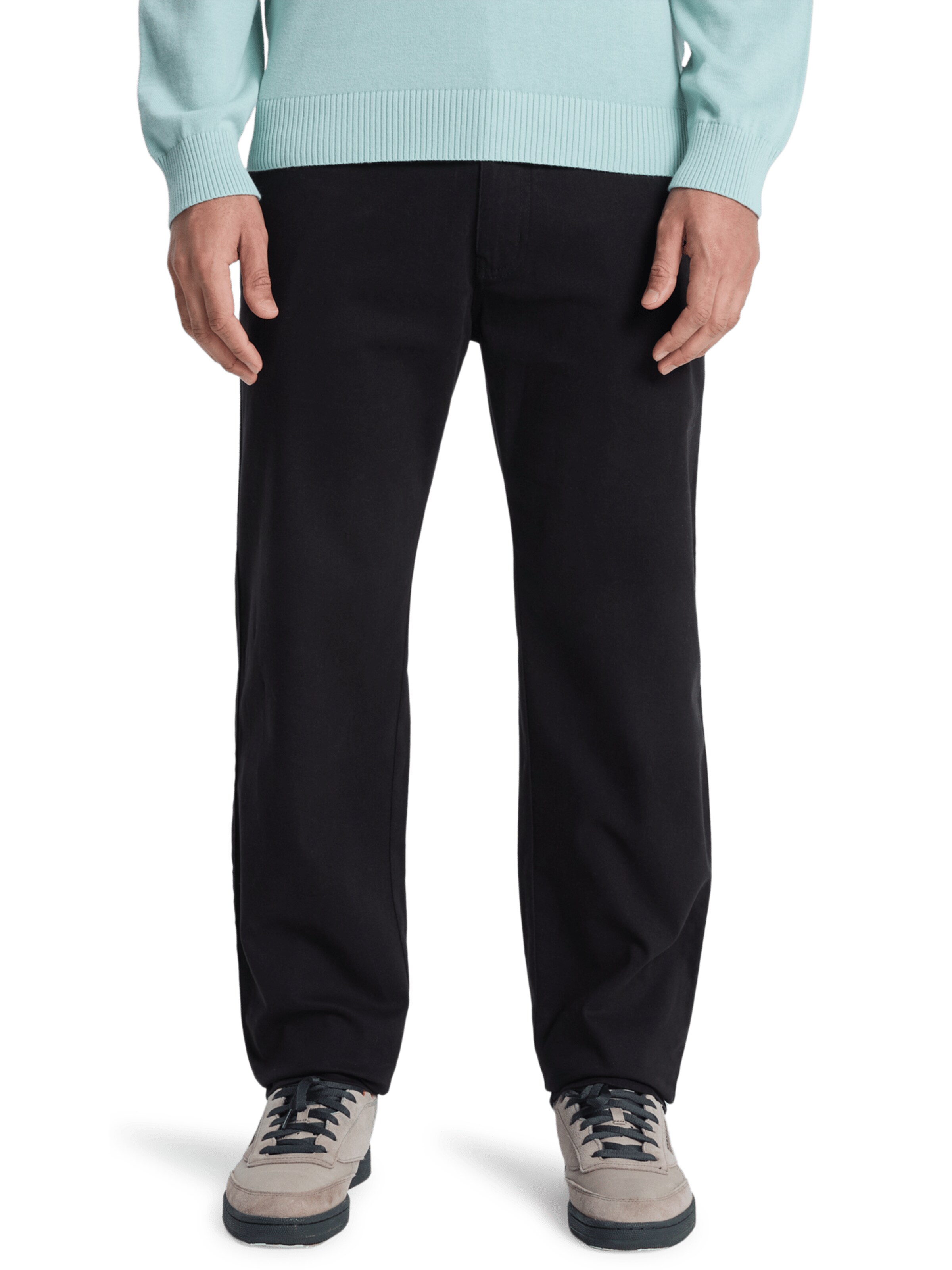 QUIKSILVER Regular Pants 'Union' in Black: front