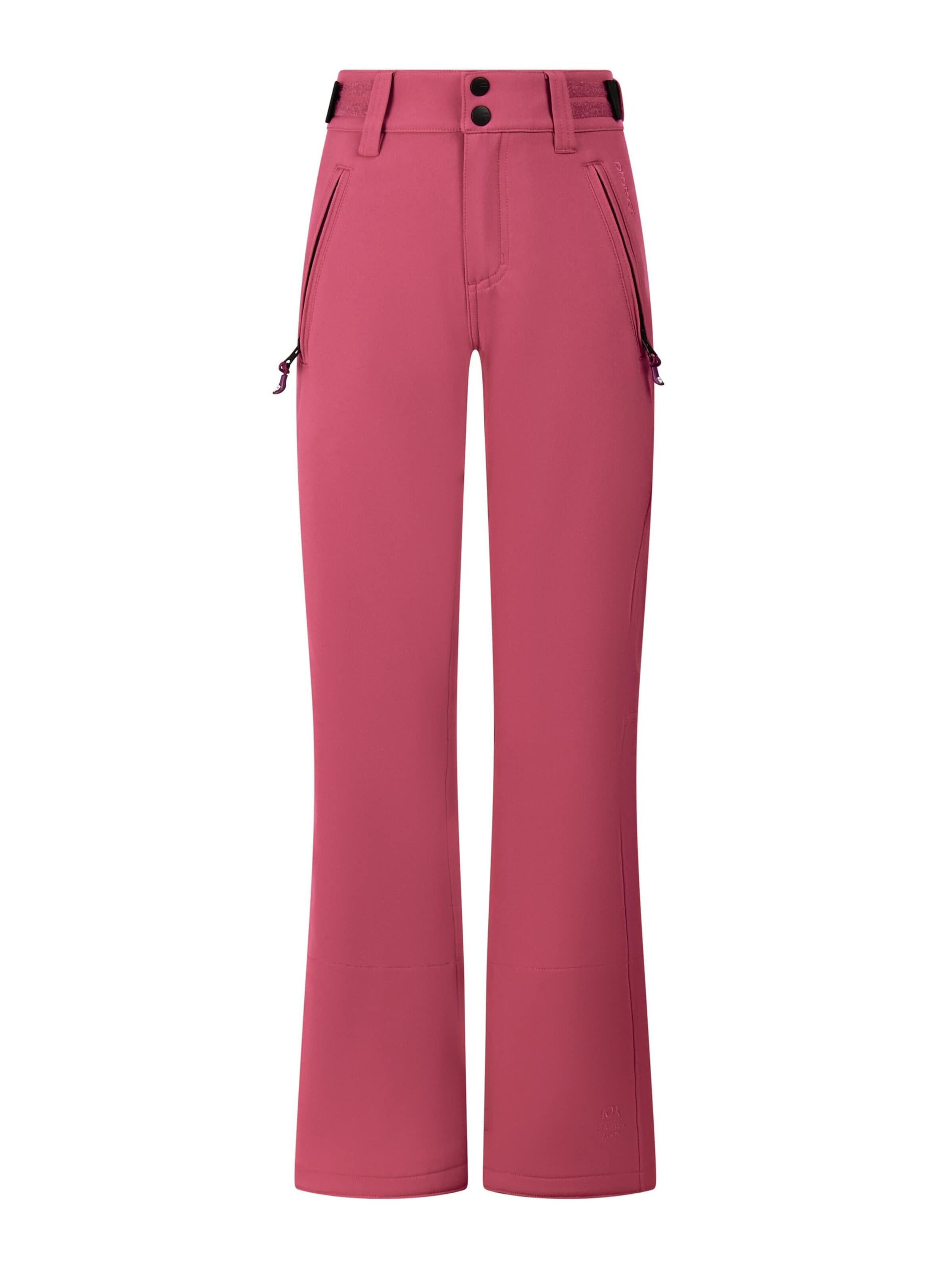 PROTEST Slim fit Sports trousers 'RELOLE JR' in Pink: front