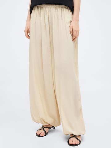 MSCH COPENHAGEN Loose fit Pants 'MSCHKeandra' in Beige: front