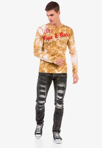 CIPO & BAXX Shirt in Yellow