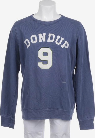 Dondup Sweatshirt / Sweatjacke L in Blau: predná strana