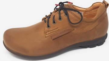 THINK! Athletic Lace-Up Shoes in Brown: front