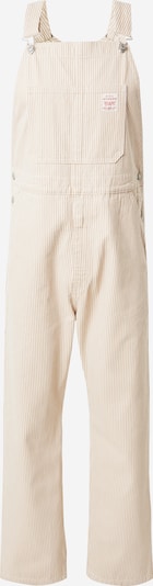 LEVI'S ® Tuinbroek jeans 'RT Overall' in de kleur Crème / Wit, Productweergave